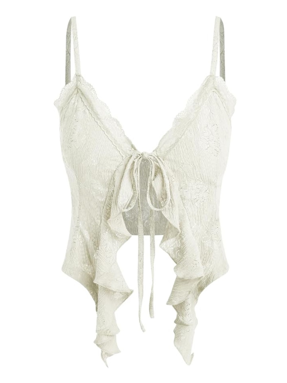 Cider | Y2K Tie Front Top